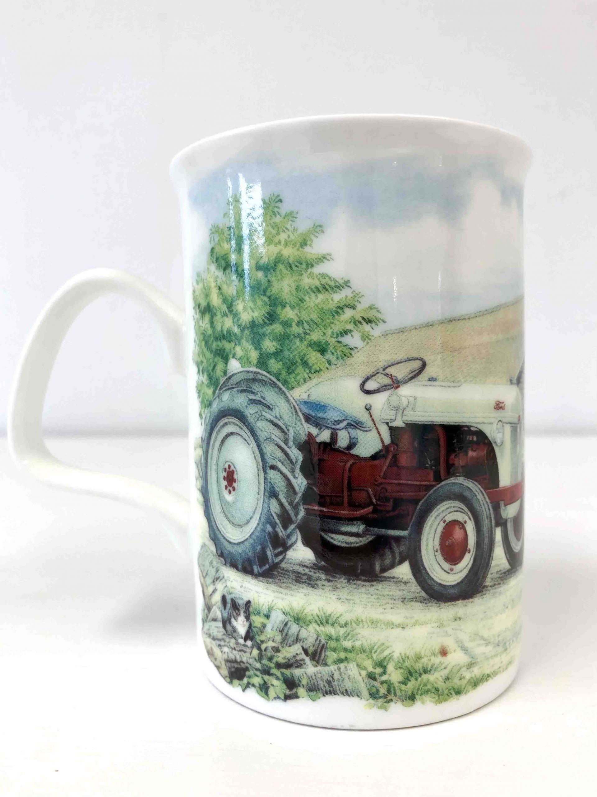 ROY KIRKHAM COUNTRYSIDE Tractor Fine Bone China LANCASTER Mug #2a