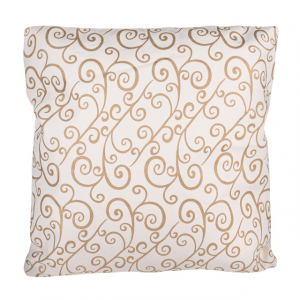 Gold Swirl Cushion 45 x 45cm